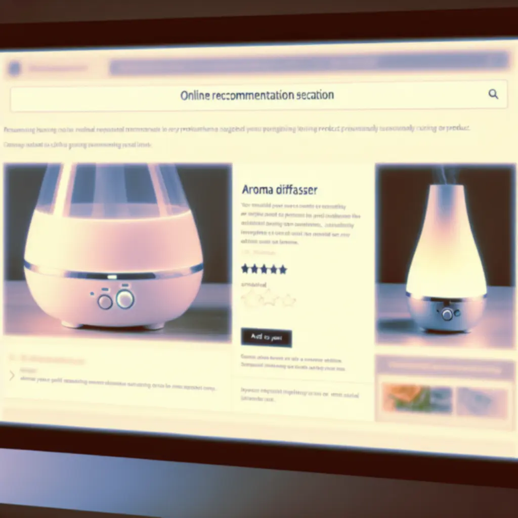 Dyfuzor zapachowy ustawiony na eleganckiej półce, otoczony naturalnymi dekoracjami