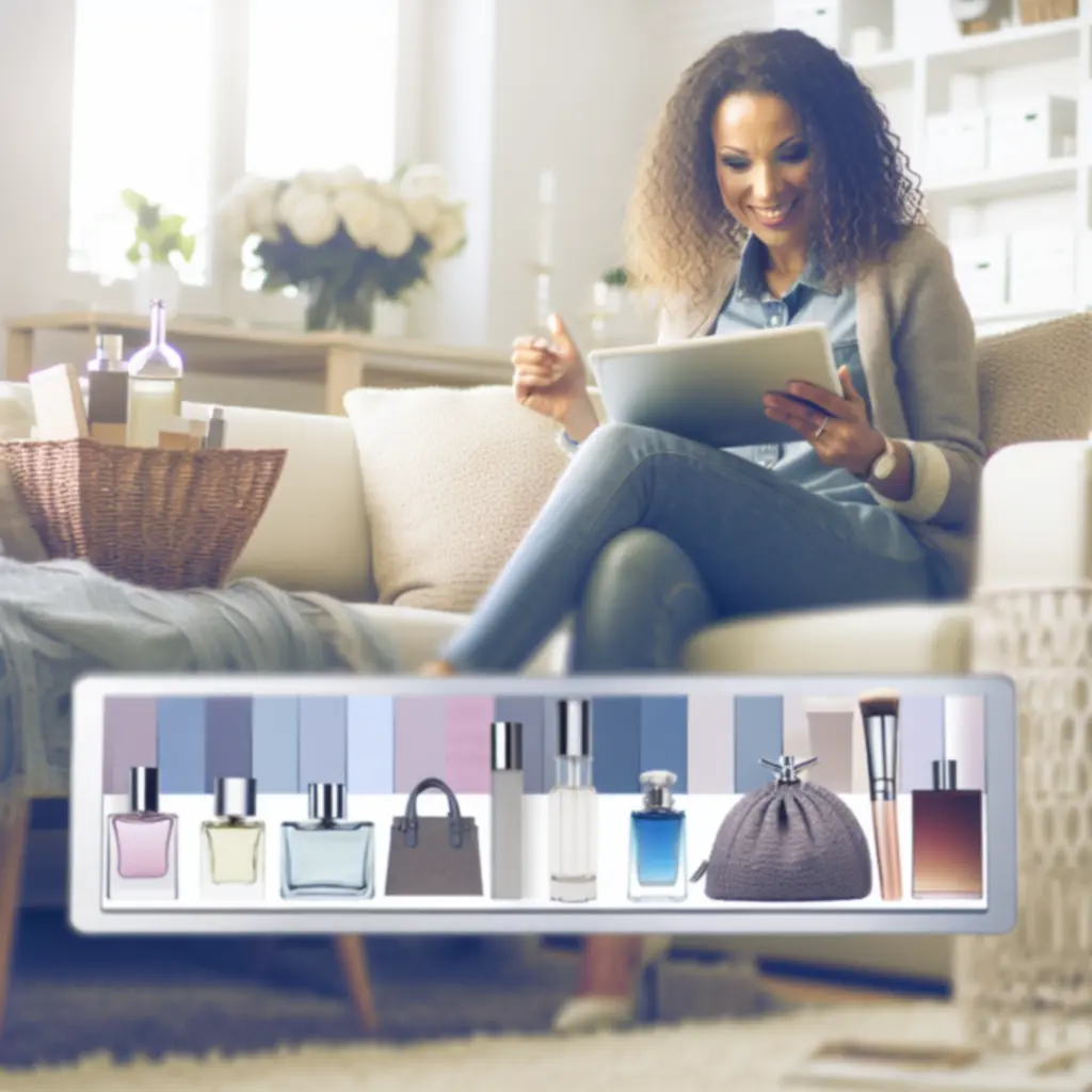 Udostępniona lista ulubionych zapachów w przytulnym wnętrzu